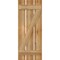 Ekena Millwork Spaced Board-n-Batten Shutters w/Z-Bar, Rough Sawn Western Red Cedar, 17 1/8W x 43H, PR RBS06Z17X043RWR - alternate 3